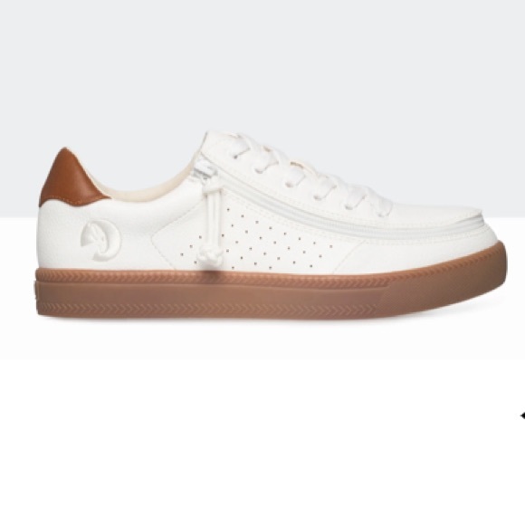 Everyhuman Billy Footwear Low Rise Men’s Full Zip Sneaker (White) - Picture 4 of 9